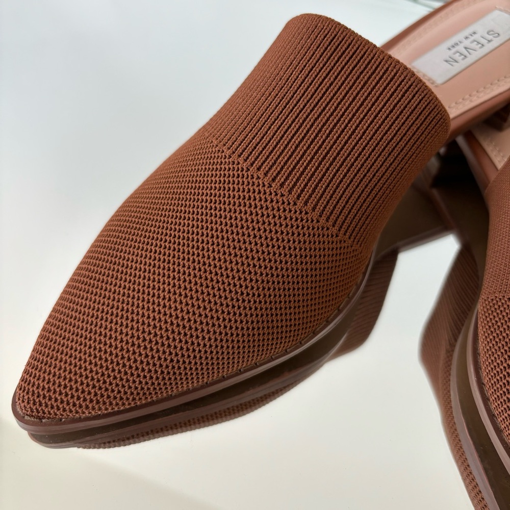 🆕 Steven by Steve Madden | Women’s Valdez Knit Mule in Brown 7.5 New - Picture 2 of 5